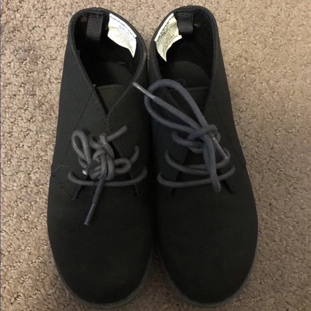 Boys Gymboree black dress boot size 11